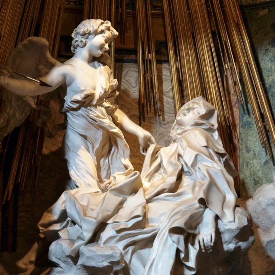 Джованни Лоренцо Бернини экстаз Святой Терезы. Л Бернини экстаз Святой Терезы. Скульптура Бернини экстаз Святой Терезы.