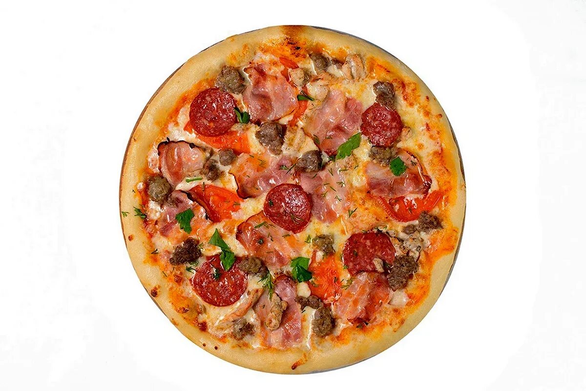 All Meat Pizza All meat pizza from A Veneto - pepperoni, h. Flickr