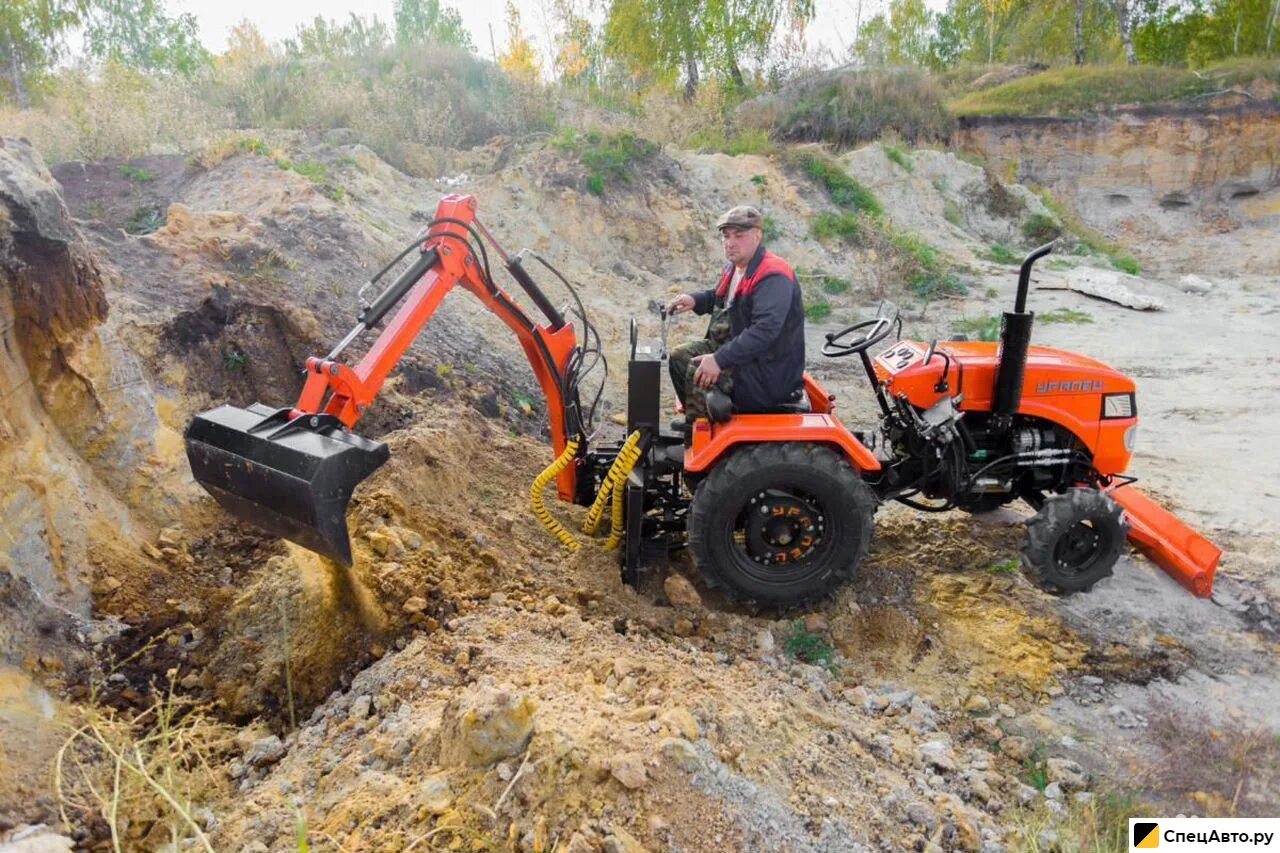 Мини трактора экскаваторы