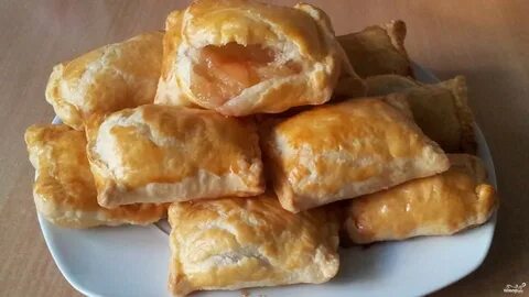 Слойка из слоеного теста без начинки