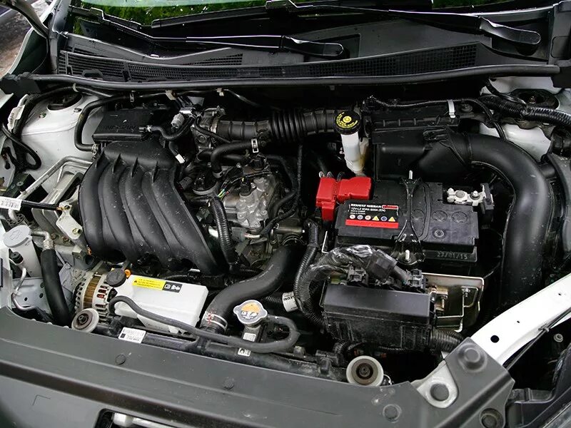 Помыл двигатель - Nissan Tiida (1G), 1,5 л, 2006 года мойка DRIVE2