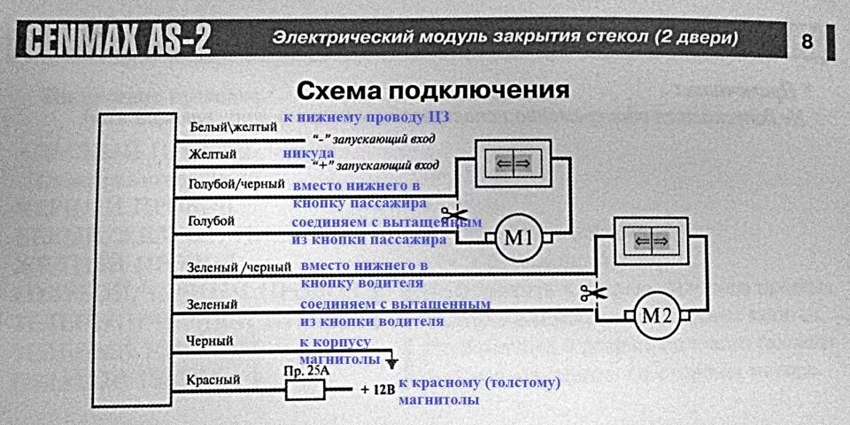 Подключение доводчика стекол. Доводчик стеклоподъемников Cenmax as-2. Доводчик стекол на 2 стекла схема подключения сигнализации. Доводчик стекол на Рено Логан 1. Схема подключения доводчика стекол Vigilant as-2.