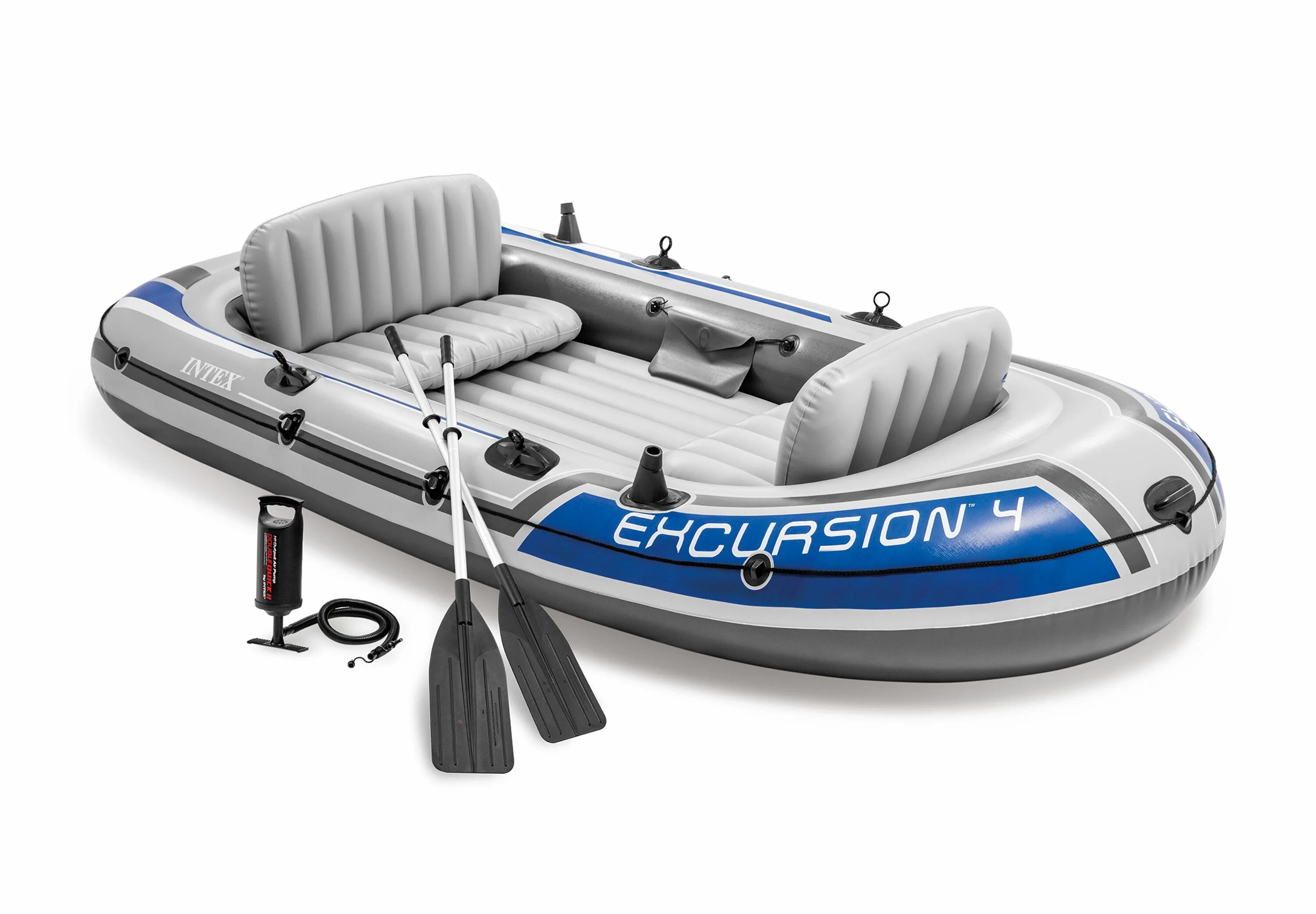 Купить резиновую с мотором. Лодка Intex 68324. Лодка Интекс Экскурсион 4. Надувная лодка Excursion 4 Set Intex 68324. Надувная лодка Intex Excursion-4 Set.