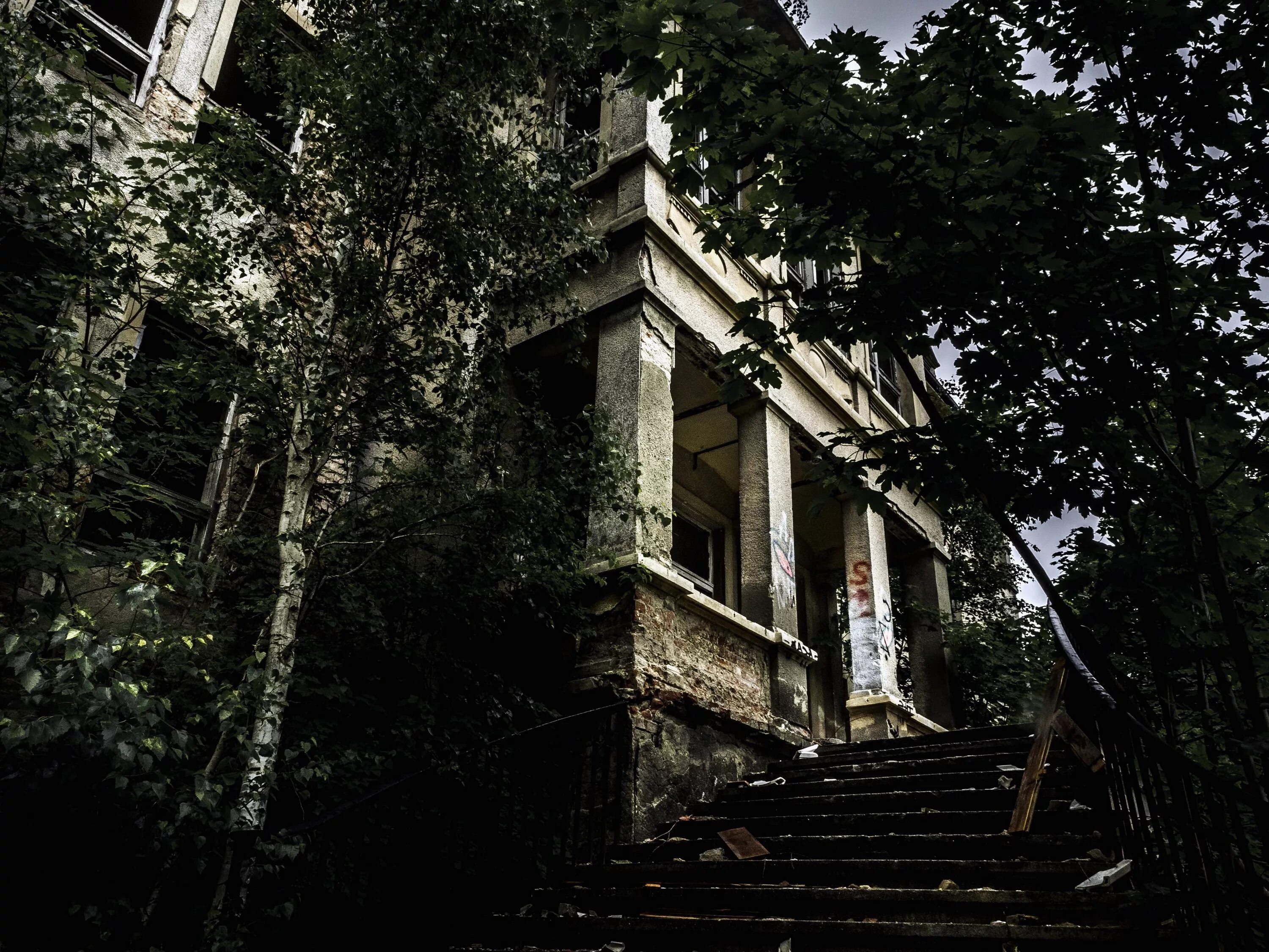 A very old building