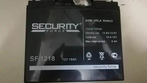 Sf security батарея