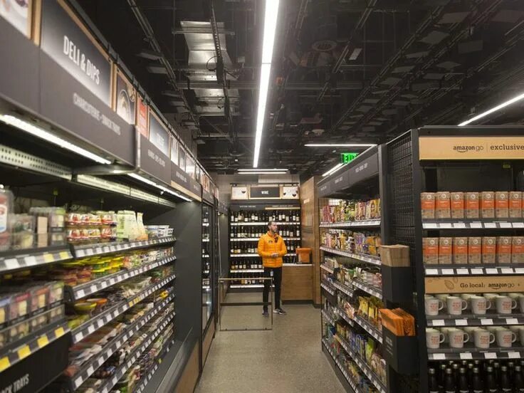 I go to the grocery store