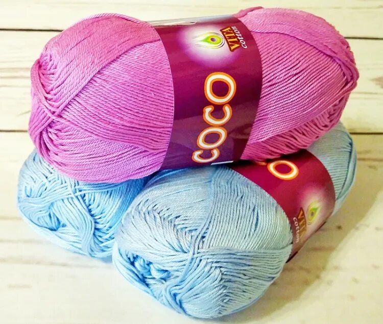Пряжа vita coco. Пряжа coco vita. coco vita cotton. coco vita cotton 4323, голубой.
