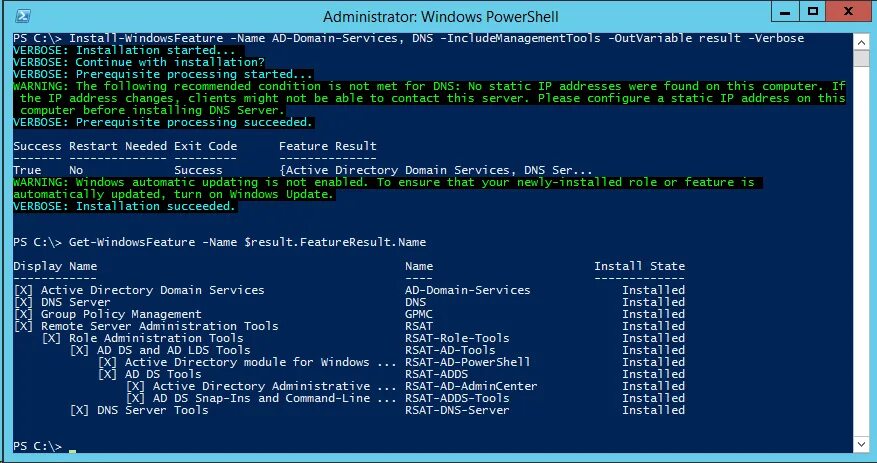 Windows powershell install. Rsat-adds. POWERSHELL 7. POWERSHELL ad. Install-WINDOWSFEATURE Server-Media-Foundation.