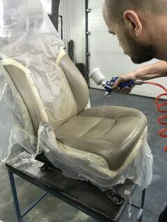 Покраска кожи сидений