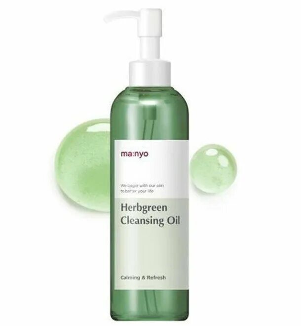 Herb Green Cleansing Oil 200ml. Manyo Herb Green Cleansing Oil 200ml. Manyo Factory Herb Green Cleansing Oil. Масло гидрофильное с травами Manyo Factory Herb Green Cleansing Oil 200ml.