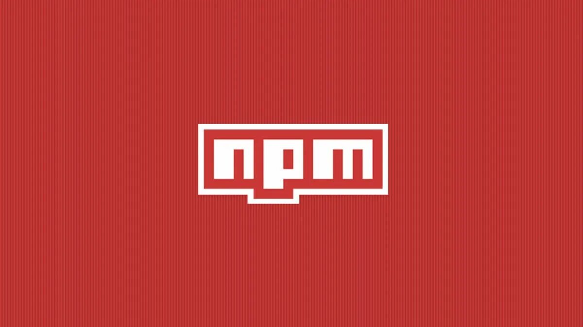 Npm. Npm logo. Npm js. Npm package.