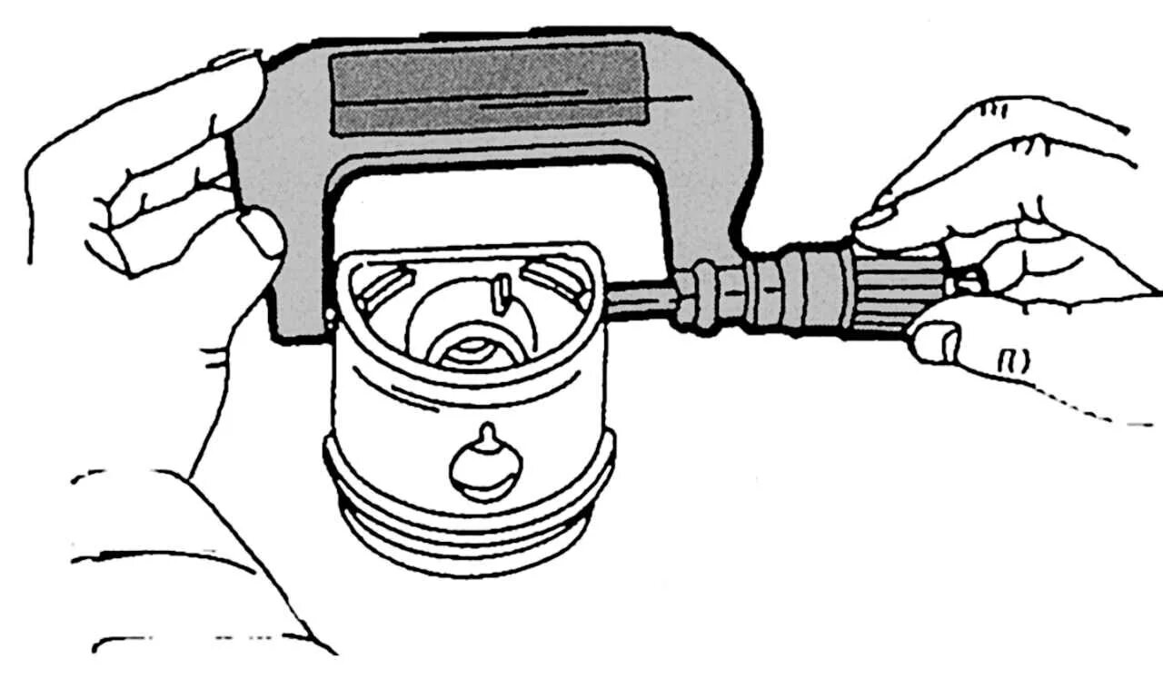 Как подобрать поршень к цилиндру. Измерение диаметра цилиндра двигателя нутромером. Прибор для измерения диаметра цилиндра. Измерение диаметра поршня штангенциркулем. Замер диаметра поршня.