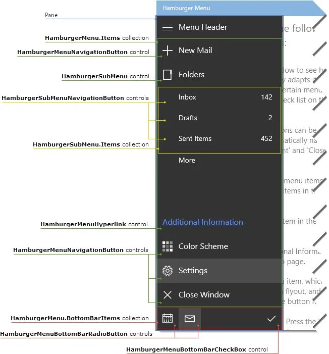 Wpf menu. Wpf гамбургер меню. меню wpf. wpf боковое меню. контекстное меню xaml.