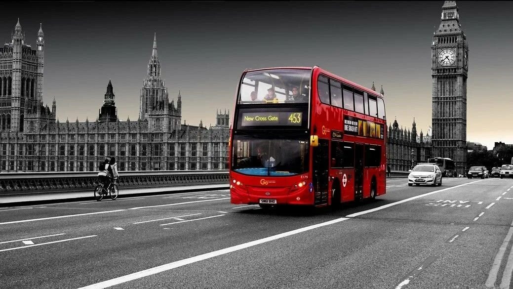 Red bus