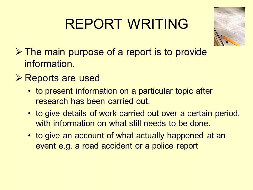 How to write a Report. Report writing examples. Writing a Report. How to write a Report in English.