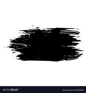 Черно белый мазок