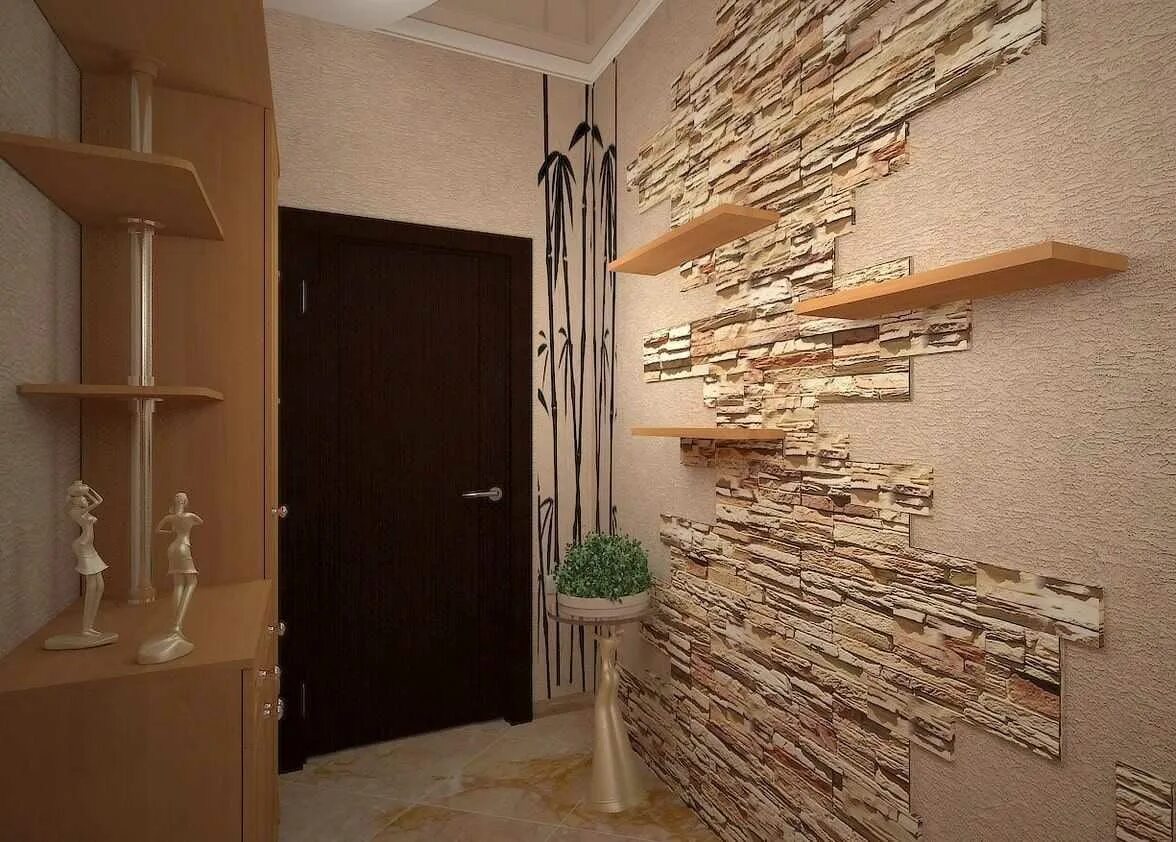 Камень для декора стен. Отделка искусственным камнем. отделка искусственным камнем прихожей. декоративный камень в прихожей. декоративный камень в интерьере прихожей.