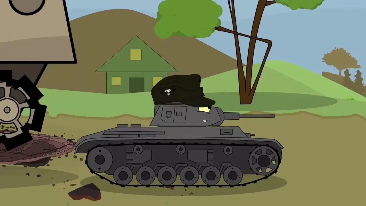 Фокс аниматион танки. Танк Каин анимейшен Фокс. Немецкие танки геранда