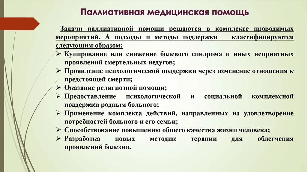 Статус паллиативного больного