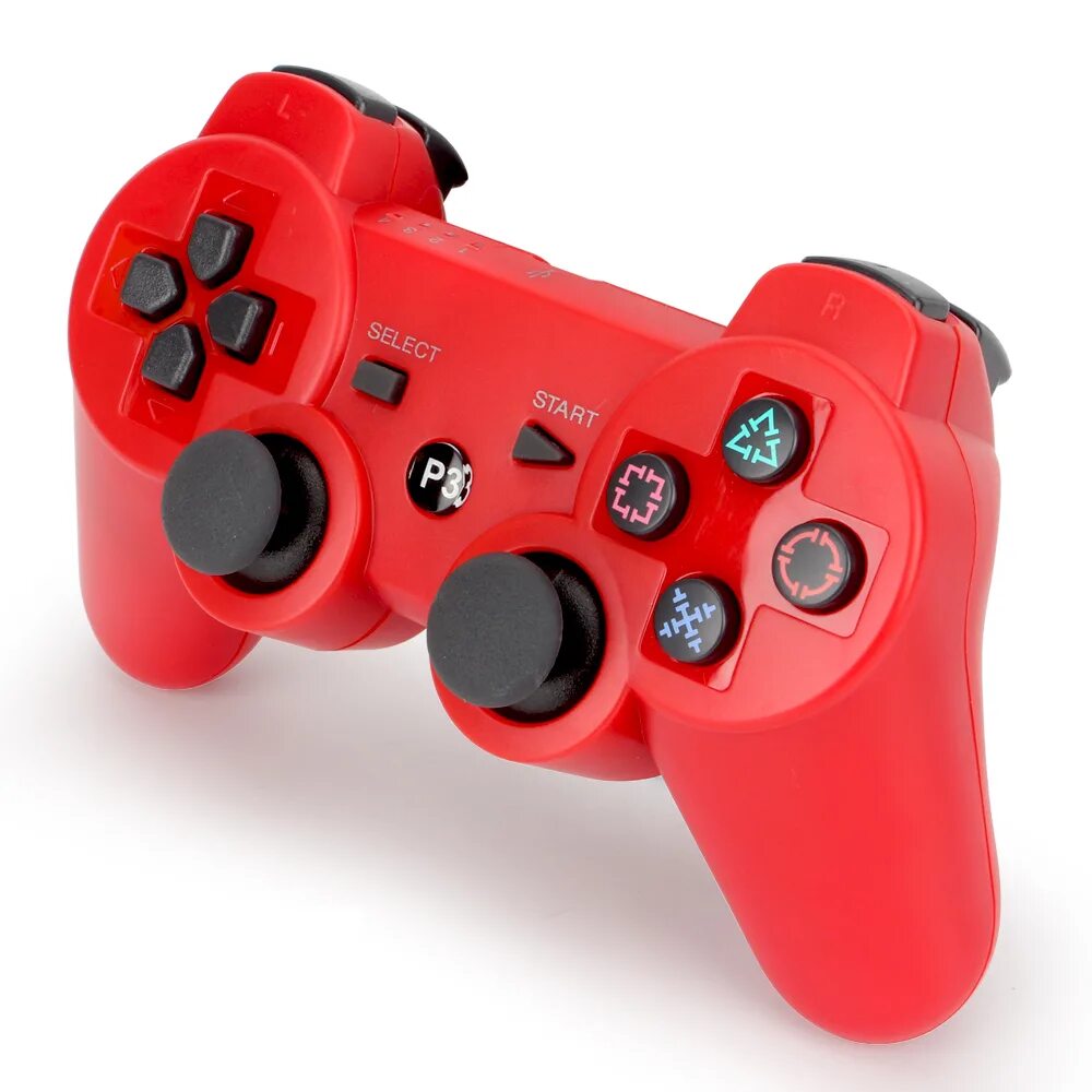 Джойстик play. Блютузный геймпад для PLAYSTATION 3. Беспроводной Bluetooth джойстик ps3. Ps3 Red Gamepad. Dualshock 3.