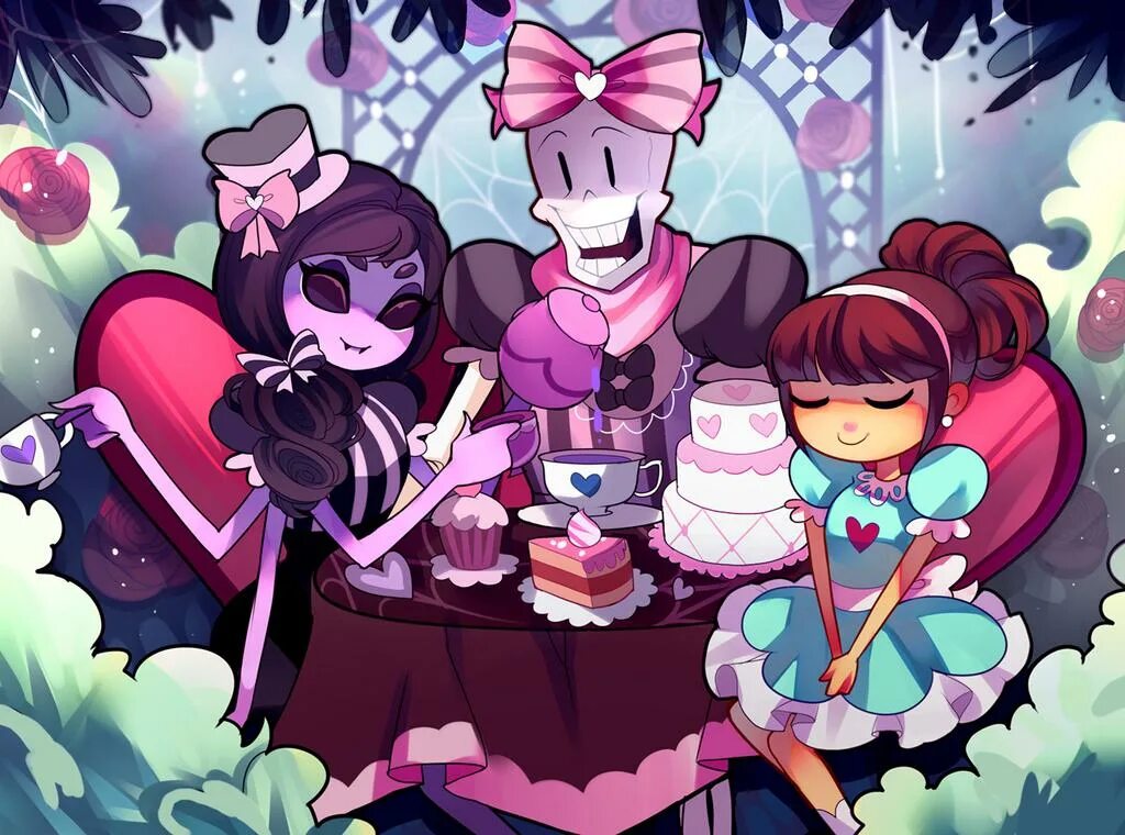 Дата выхода undertale. Undertale. mafiatale muffet. маффет андертейл. андертейл официальные арты.