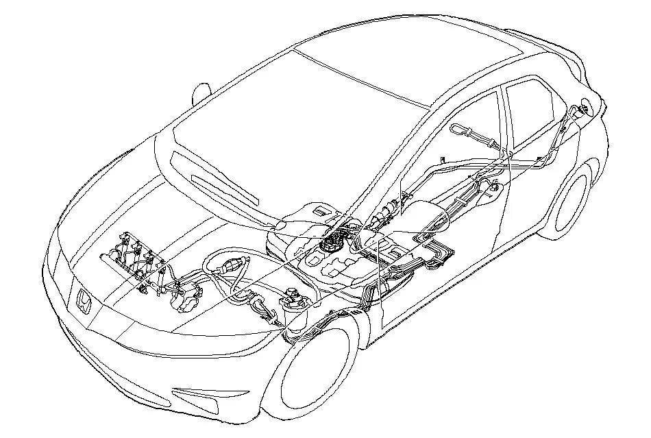 Honda civic схема. Тормозная система Хонда Цивик 4д. Хонда Цивик 4д 2008 тормозная система. Тормозная система Хонда Цивик 5д. Система кондиционирования Honda Civic 5d.