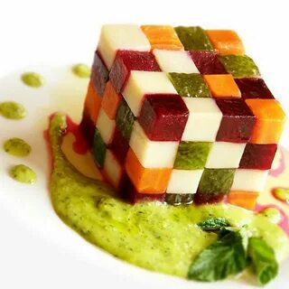 Салат кубиками