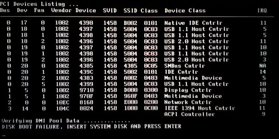 Failure insert system disk. Disk failure insert system disk and press enter. при загрузке devices listing. insert system disk and press enter. disk boot failure insert system disk and press.