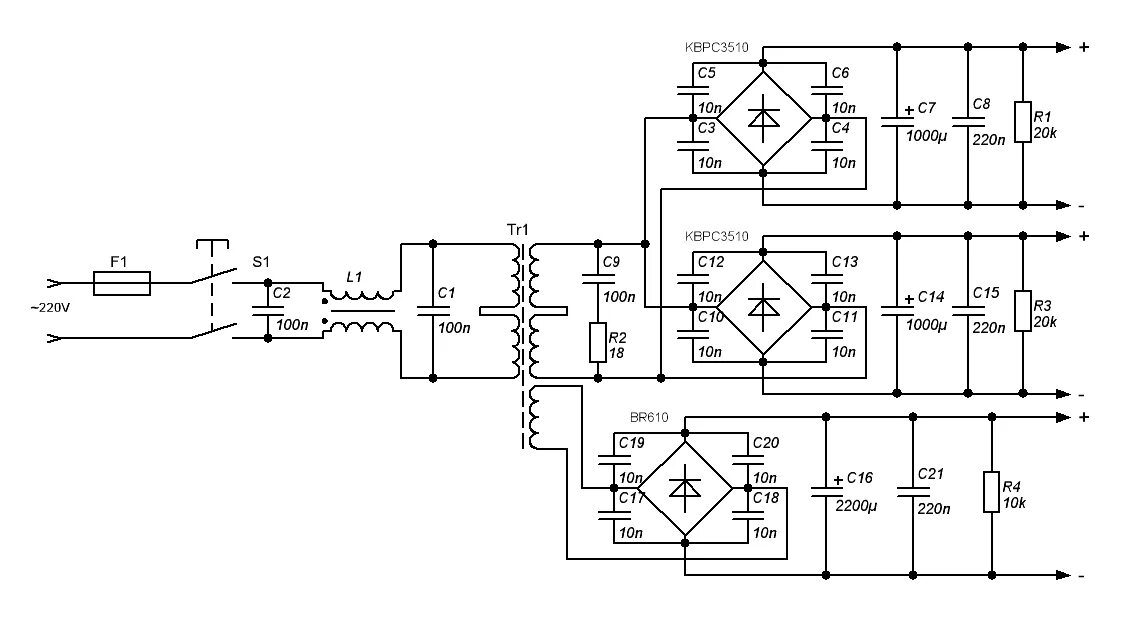 Блок питания унч. Двуполярный блок питания для усилителя мощности на 60 вольт. Схема двухполярного блока питания для УНЧ. Импульсный двухполярный блок питания для усилителя схема. Блок питания для УМЗЧ схема.