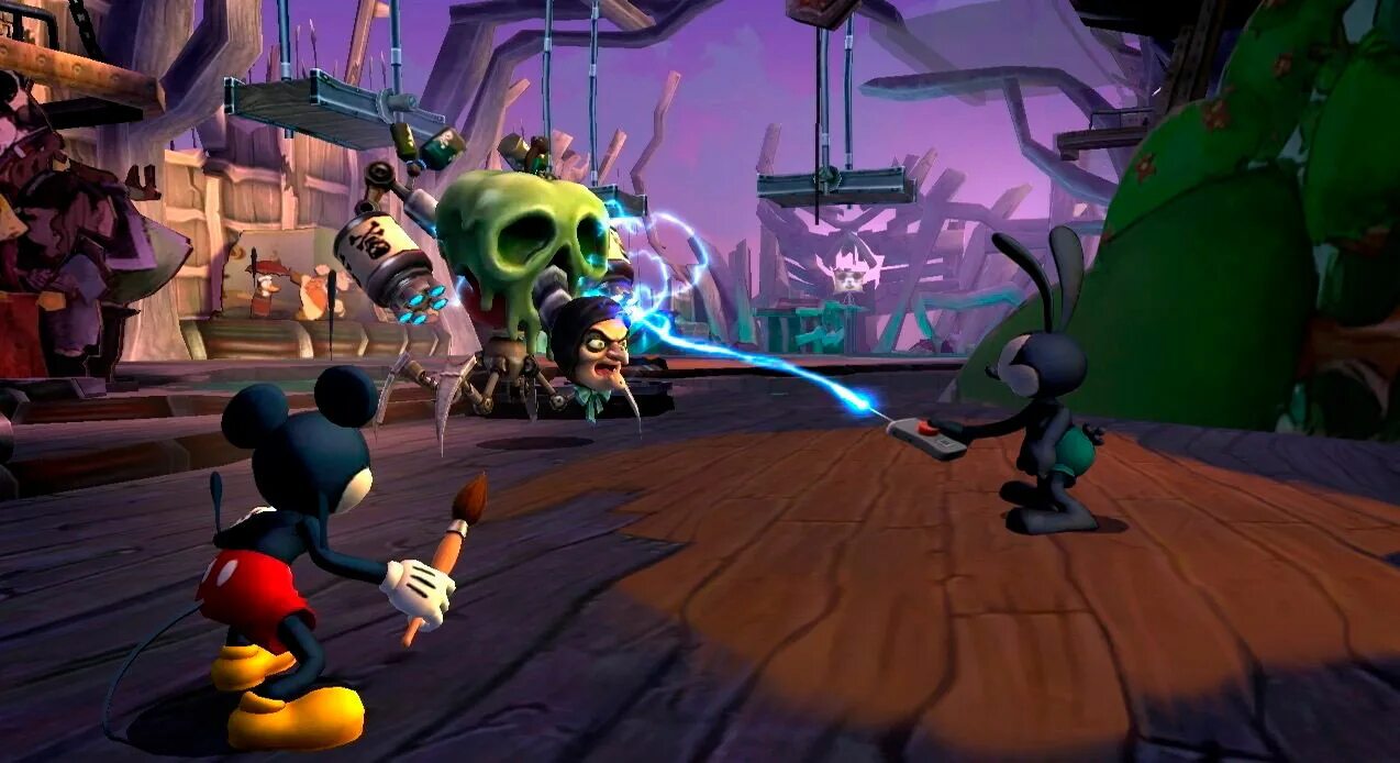 Мультяшные игры. Игра Epic Mickey 2. Disney Epic Mickey 2 ps3. Epic Mickey 2 PS Vita. Псих доктор Epic Mickey.