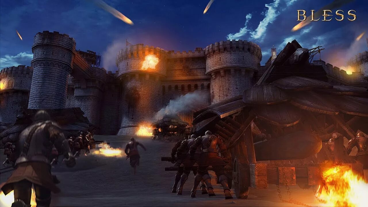 Неспешная осада крепости 5. Замки в mmorpg. bless. bless рпг. мморпг захват крепости.