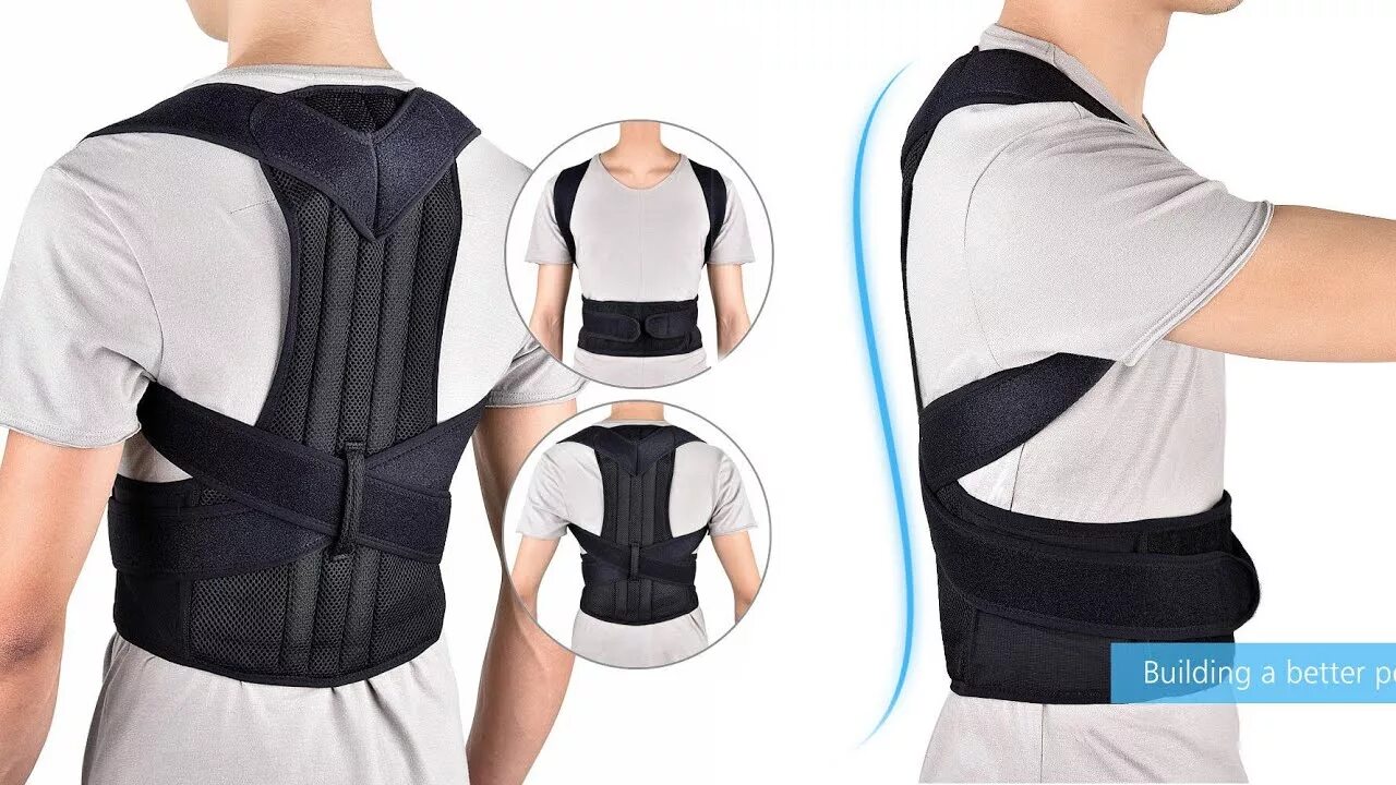 Adjustable back posture corrector. Корректор осанки orlett tlso-251 f. майка корректор осанки для женщин. корректор осанки straight. корректор осанки posture corrector nius (черный).