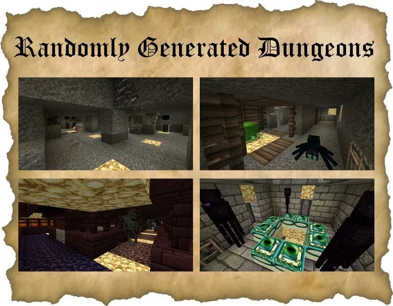 Minecraft dungeon map