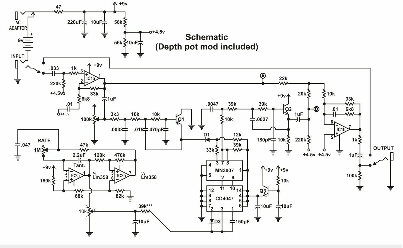 Клон схема. EHX small Clone схема. Гитарный эффект Хорус схема. Electro Harmonix small Clone schematic. Electro-Harmonix small Clone схема.