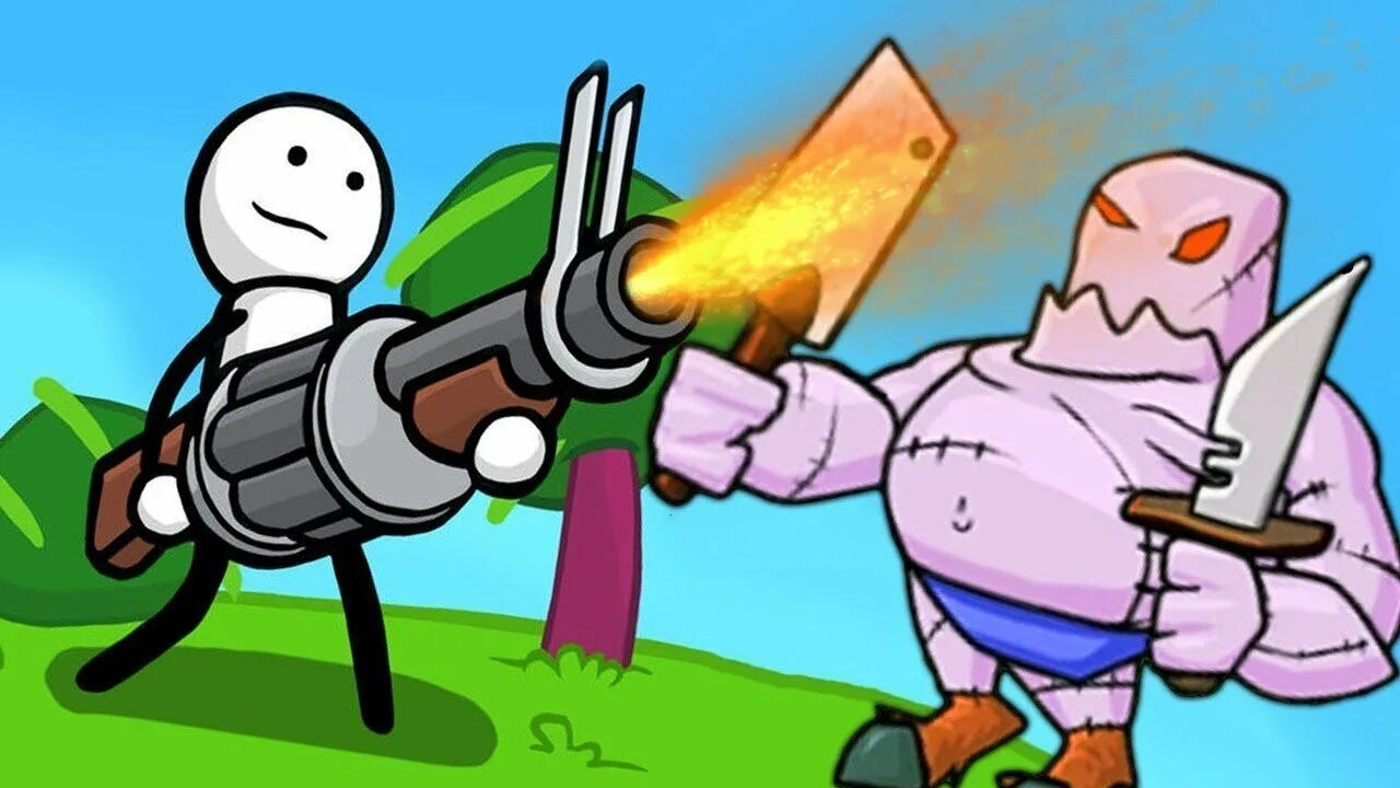 One gun stickman. Стикмен Gun one. Стикман Ган 2 лучник. Игра компьютерная Ван Ган. One Gun Stickman человек бензопила.