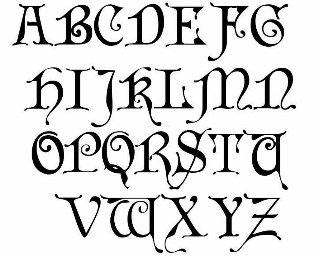 Поменять шрифт английский. Готический шрифт. Готический шрифт английский. Готический шрифт латиница. Шрифт Готика английский.