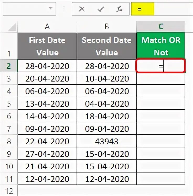 Datetime compare