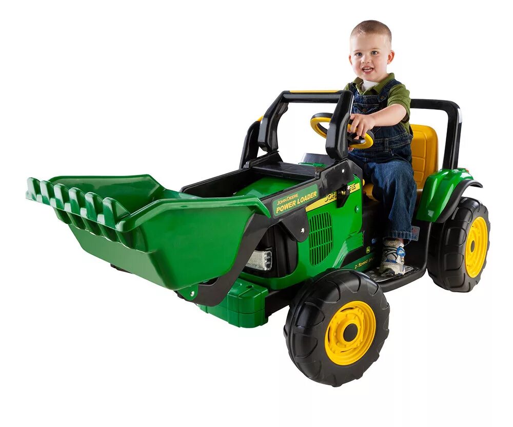 Детский трактор. Детский трактор Джон Дир. John Deere электротрактор. John Deer игрушки электротрактор. Power Loader Toys трактор.