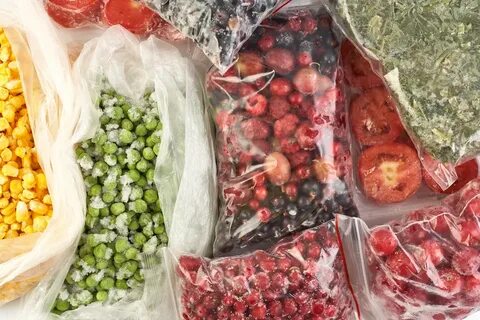 Замораживание плодов и овощей