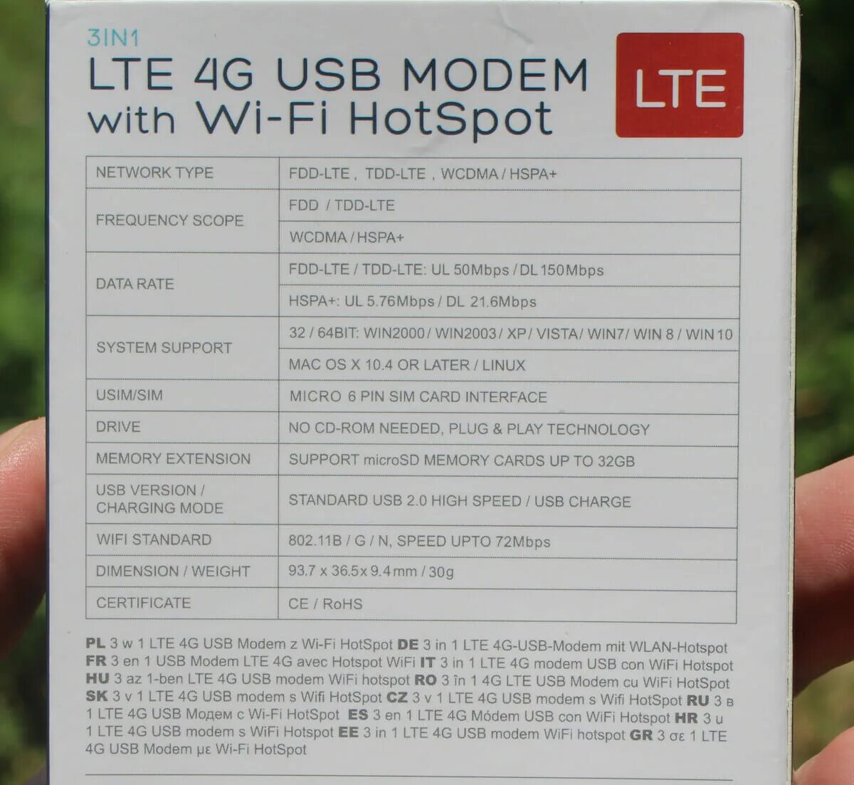 Lte 4g hotspot