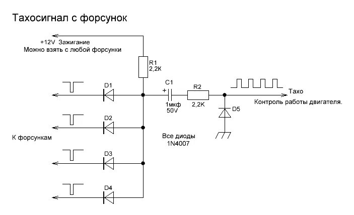 Контроль работы двигателя