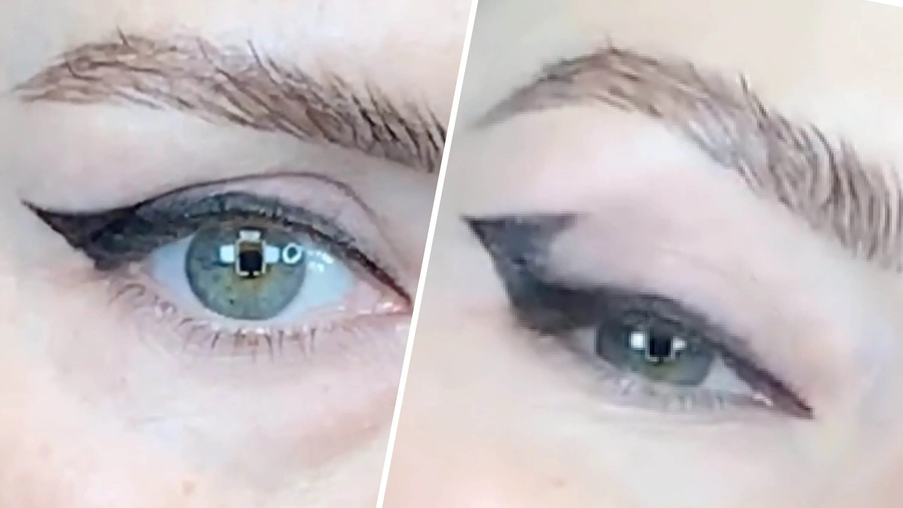 Winged Eyeliner for Hooded Eyes. Стрелки с нависшим веком. Стрелки с растушевкой для нависшего века. Стрелка с растушевкой на нависшее веко. Брови для нависшего века