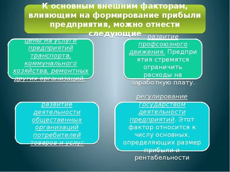 К условиям развития не относятся. Факторы влияющие на формирование доходов. Операции непосредственно влияющие на формирование дохода. Влияние цены на формирование финансового результата предприятия. Как прибыль предприятия влияет на общество.