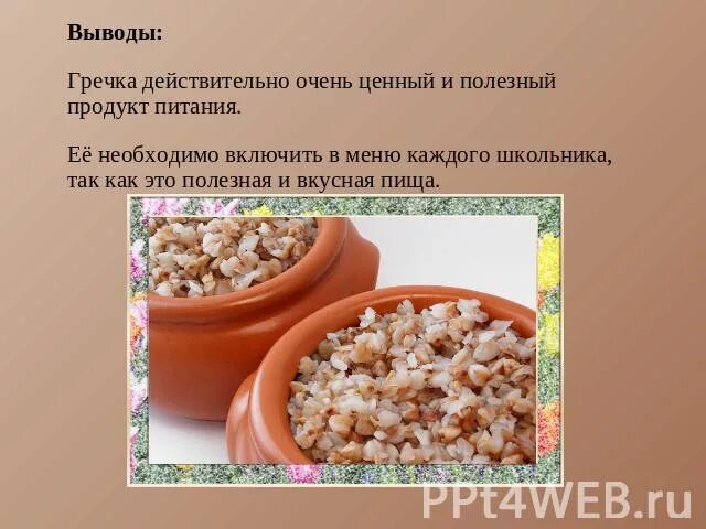 Характеристика гречневой крупы - CoffeePapa.ru