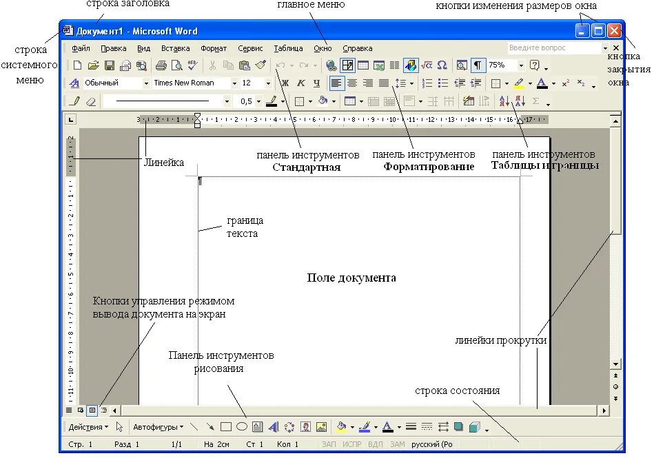 Структура рабочего окна MS Word.. Текстовый процессор МС ворд. Панель инструментов Главная MS Word. Текстовый процессор ворд 2003. Элементы окна microsoft word