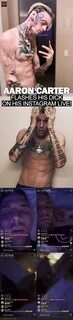 Aaron Carter Flashes His Dick On Instagram Live Queerclick 600x2620.