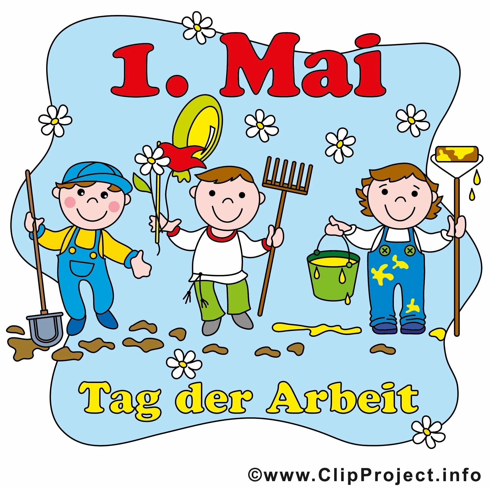 Картинка день первых. День труда рисунок. Tag der Arbeit (день труда). Tag der Arbeit в Германии. День труда картинки для детей.