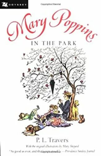 Прогулки в парках. Люди на лужайке. Mary in the park. Travers p. Mary in the park.