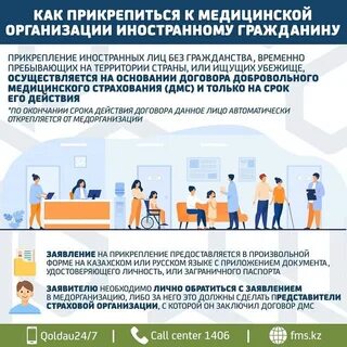 Прикрепление на медицинское обслуживание