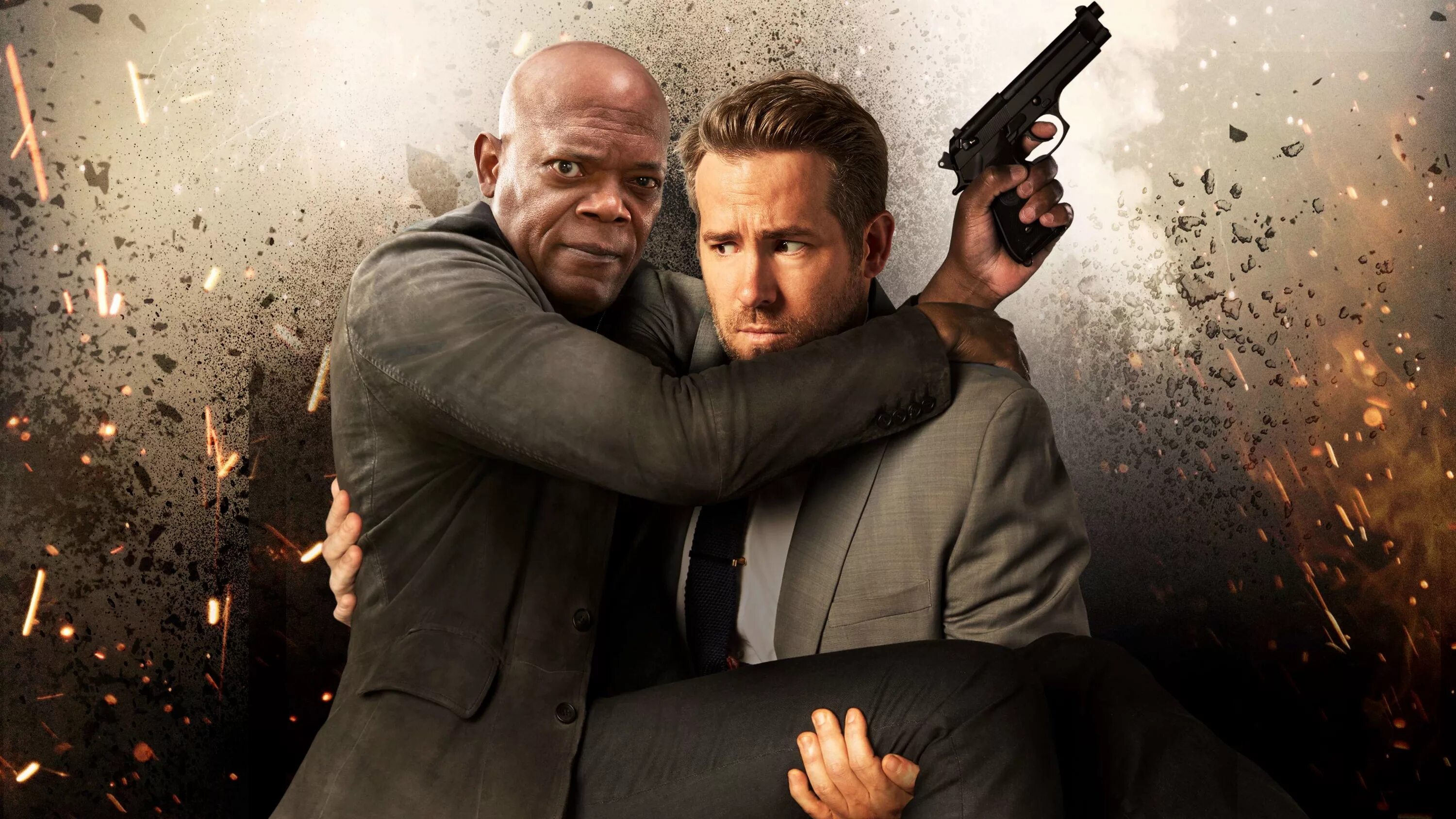 Телохранитель киллера (2017) the Hitman's Bodyguard. Самуэль Джексон телохранитель киллера. Новинки боевик комедия